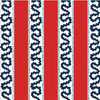 Patterned wallpepr with red, white, and blue stripes