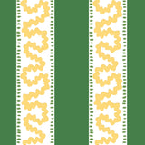 Harbor Trail Grass Green and Yellow Outdoor Fabric by the Yard