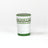 a green painted glass with a squiggly motif at the top called "Harbor Trail" by madcap cottage
