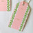 Harbor Trail Pink and Green Gift Tag
