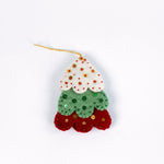 Handcrafted Holiday Icons Felt Christmas Ornaments