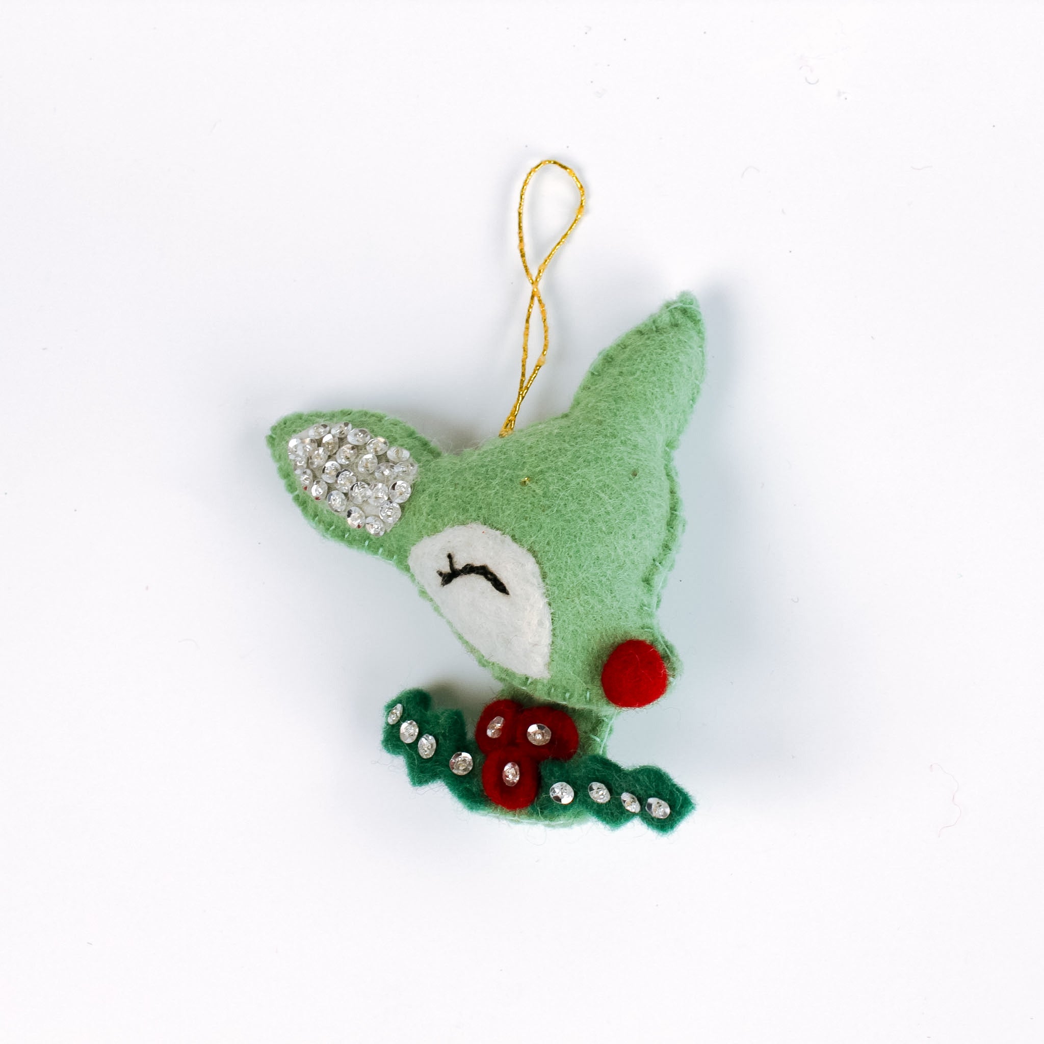 Handcrafted Holiday Icons Felt Christmas Ornaments