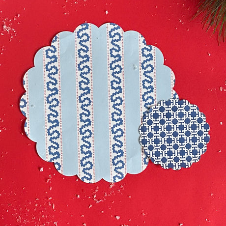 Harbor Trail/ Monserrat Paper Doily/Blue/PInk