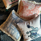 Fabulous Foo Dogs Coral-Hued Throw Pillow