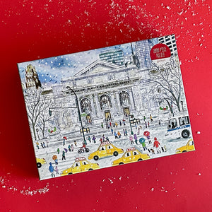 Snowy Scenes of New York City Jigsaw Puzzles