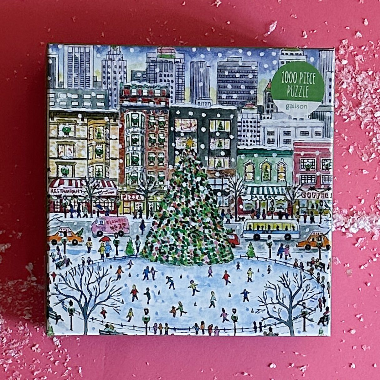 A Snowy American Christmas Jigsaw Puzzles