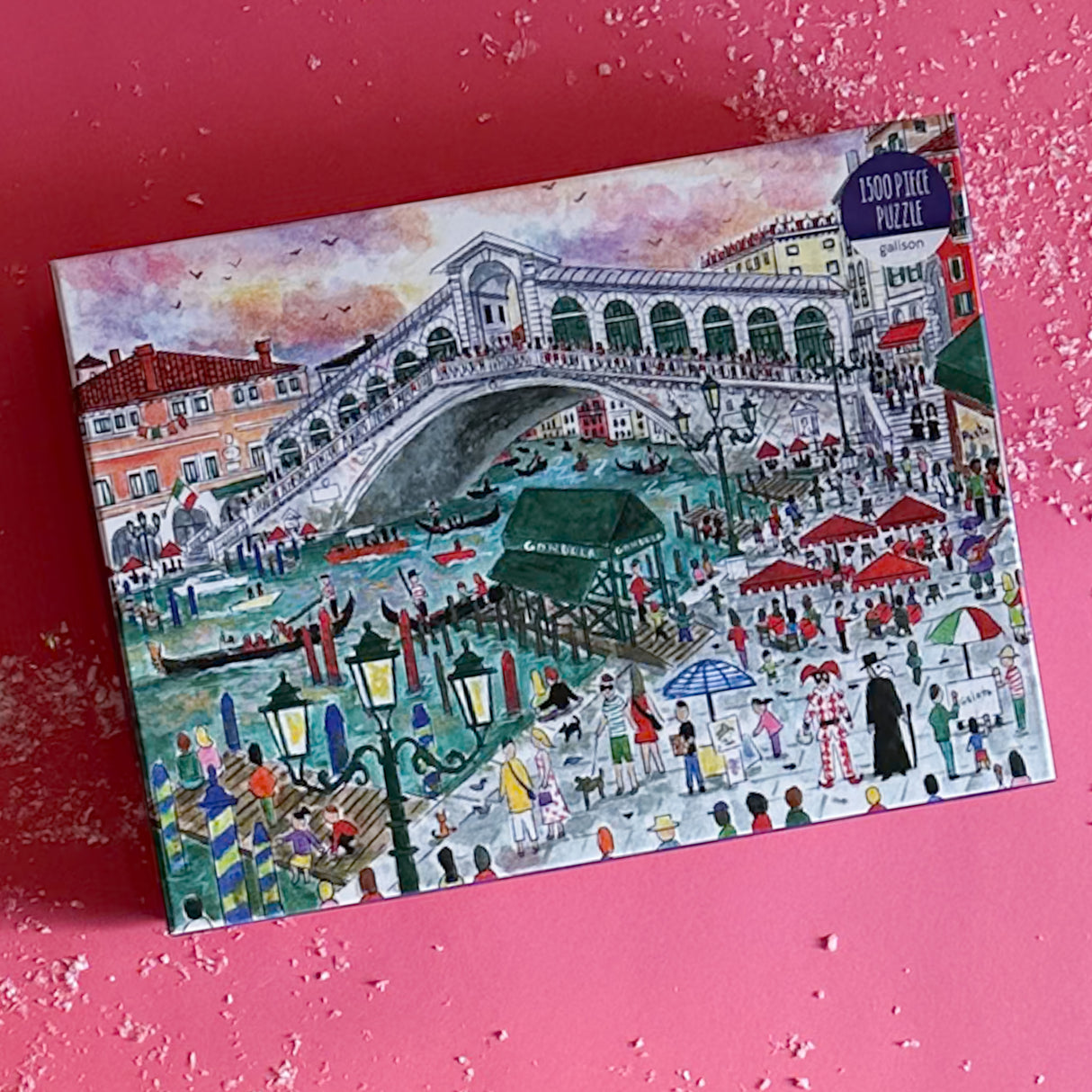 Travel-Themed Jigsaw Puzzles/Manhattan/Venice/London/Paris