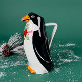 Vintage Italian Christmas Penguin Pitcher