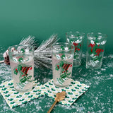 Vintage Ringing Bells Drinks Glasses, Set of 4