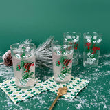 Vintage Ringing Bells Drinks Glasses, Set of 4