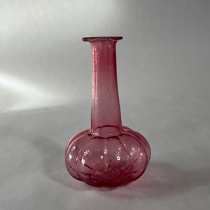 Pink Glass Bud Vase