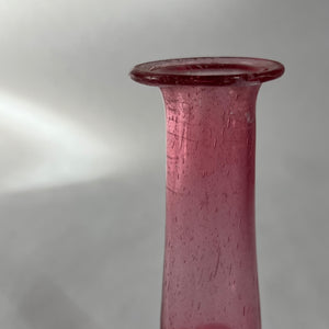 Pink Glass Bud Vase