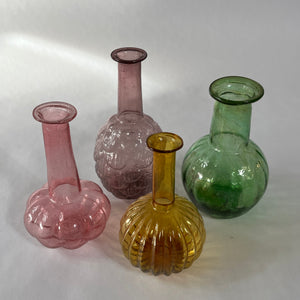 Pink Glass Bud Vase