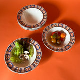 Vintage English Ceramic Bowls, Set of 6