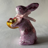 Lavender Foil Easter Bunny