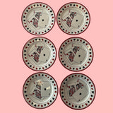 Tiffany & Co. Playing Cards Plates, Set of 6
