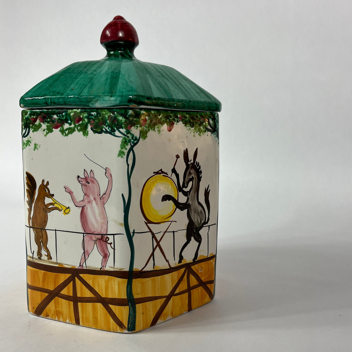 Vintage Italian Animal Musicians Cookie Jar