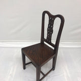 Vintage Early 20th-Century Chinoiserie Wood Hall Chair