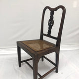 Vintage Late 19th-Century Chinoiserie Wood Hall Chair