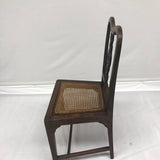Vintage Late 19th-Century Chinoiserie Wood Hall Chair