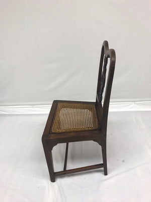 Vintage Late 19th-Century Chinoiserie Wood Hall Chair