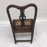 Vintage Late 19th-Century Chinoiserie Wood Hall Chair