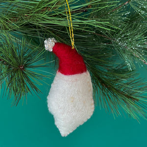 Reindeer/Santa/Christmas Tree Felt/Sequin Christmas Ornaments, Set of 3