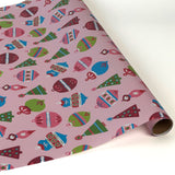 Darling Ornaments Christmas Gift Wrapping Paper