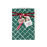 Holiday Lattice Gift Wrapping Paper - Mid Green