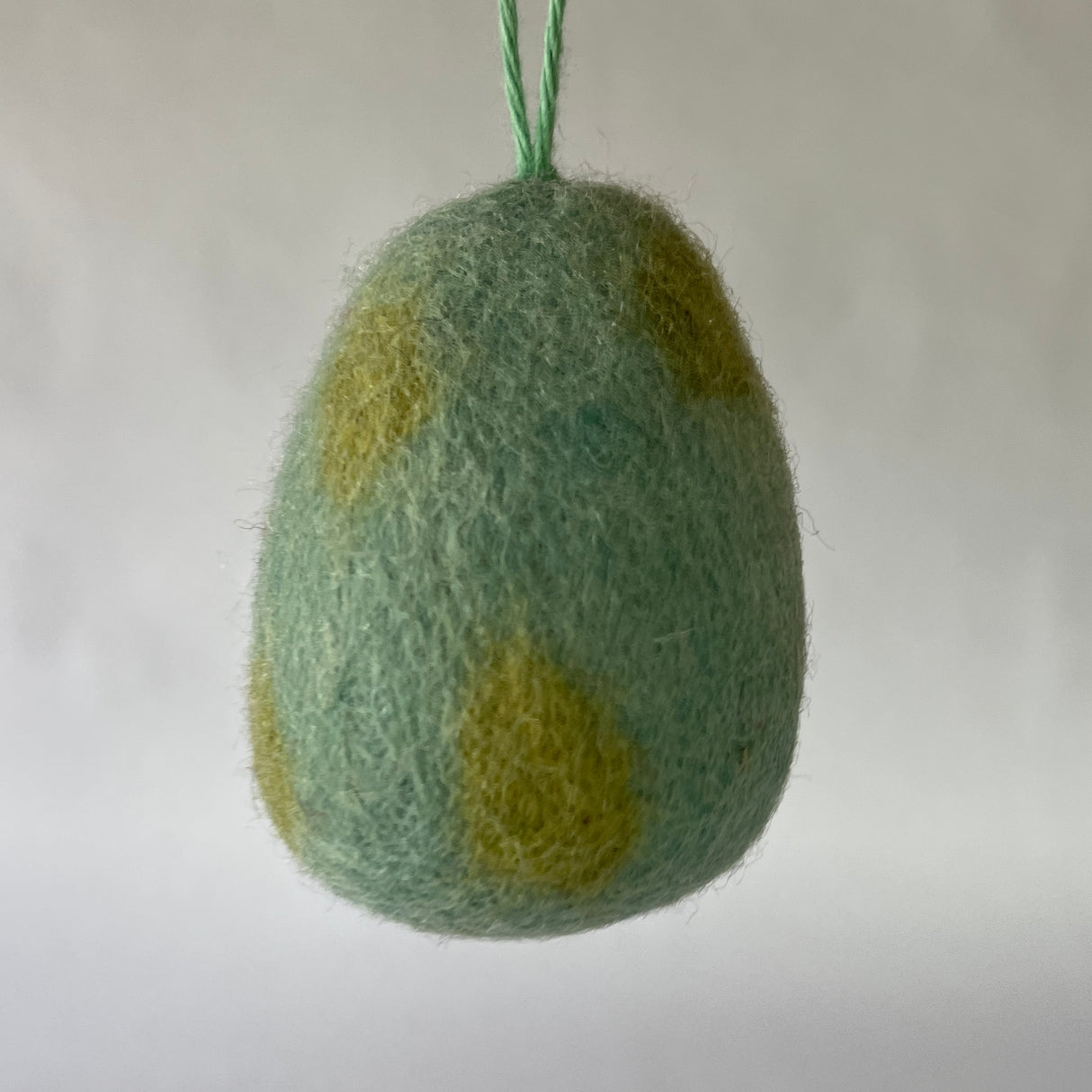 Felted Wool Easter Egg Ornaments, Set of 4