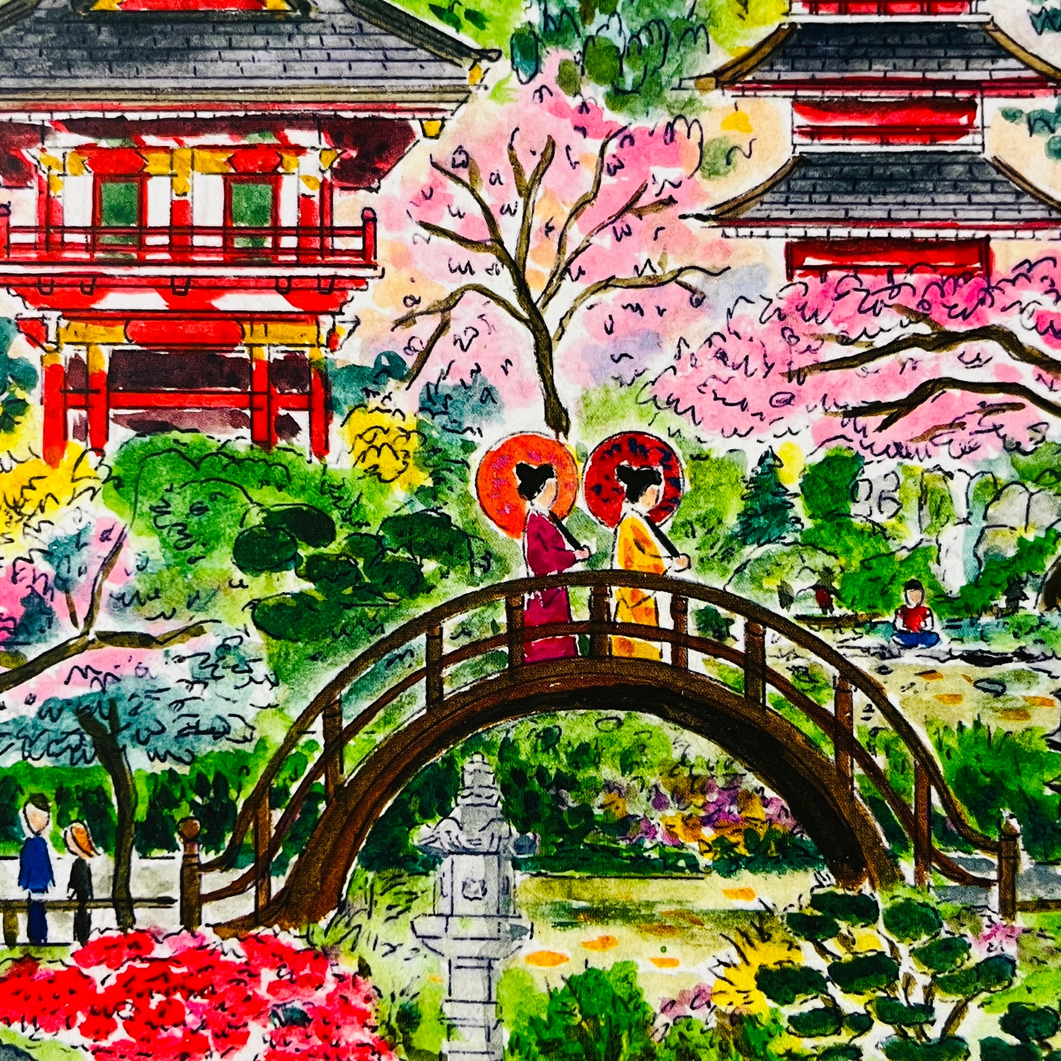 Japanese Tea Garden Jigsaw Puzzle – Madcap Cottage