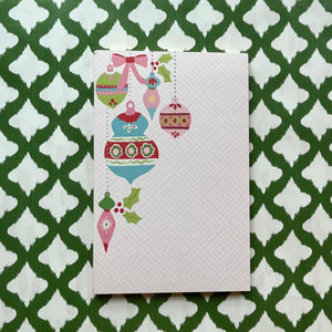 Christmas Ornaments Notepads Gift Set