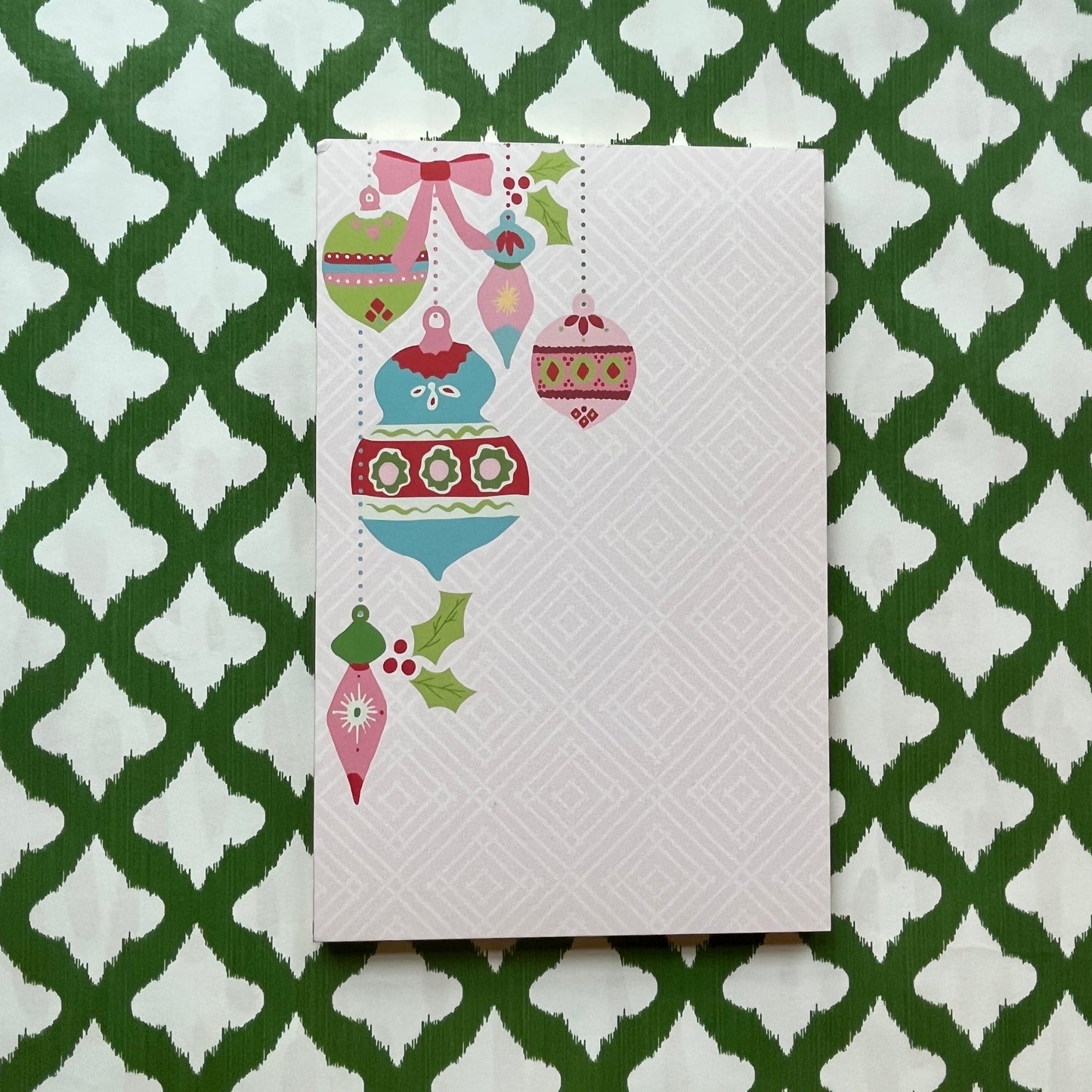 Darling Ornaments Christmas Luxe Large Notepad