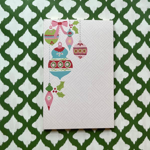 Darling Ornaments Luxe Rectangular Christmas Notepad