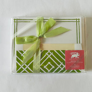 Island House Palm Green w/Liner Social Set