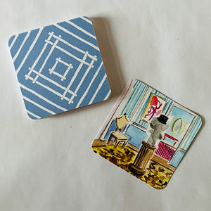 House & Garden Watercolor Paper Coasters