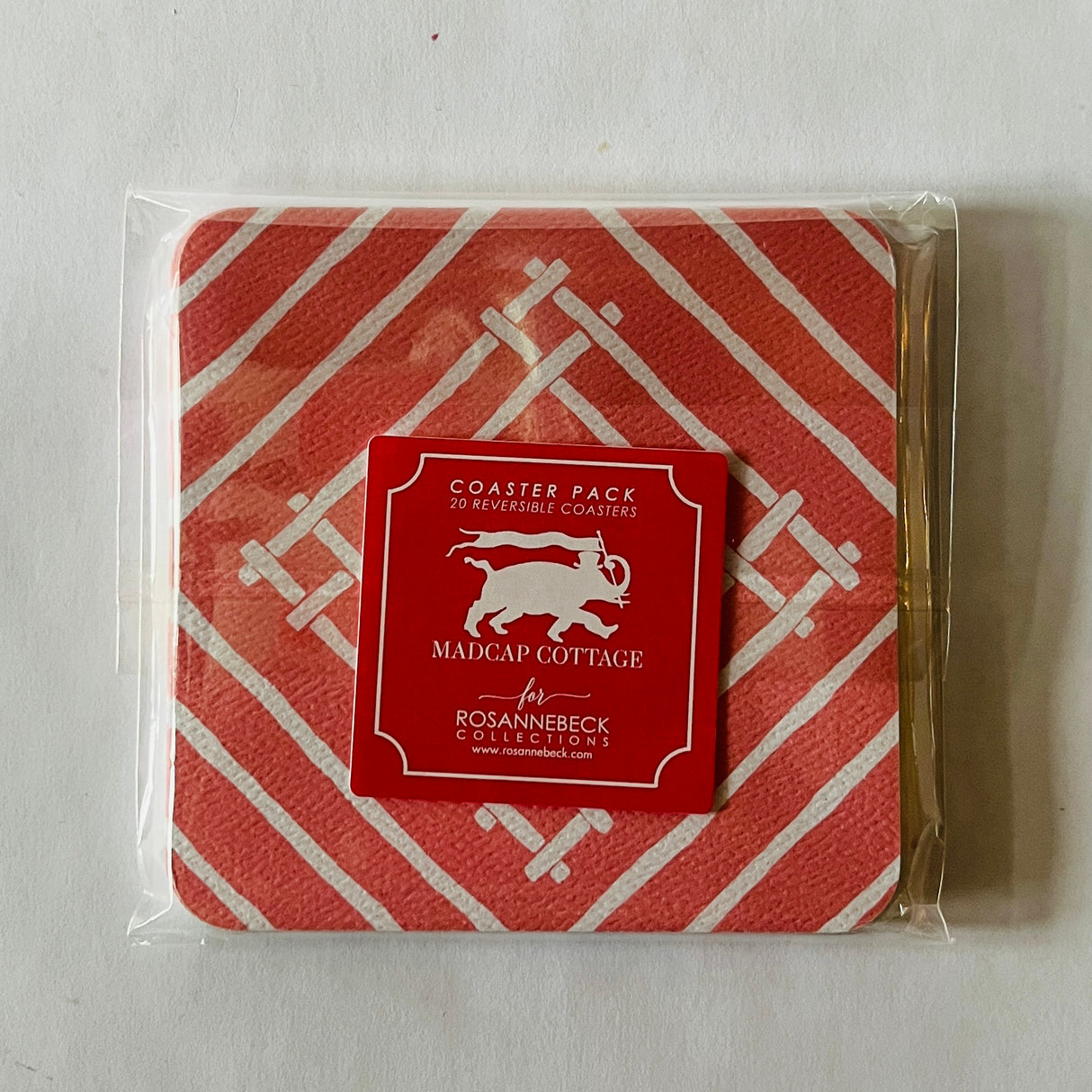 House of Bedlam Bedroom Square Paper Coasters