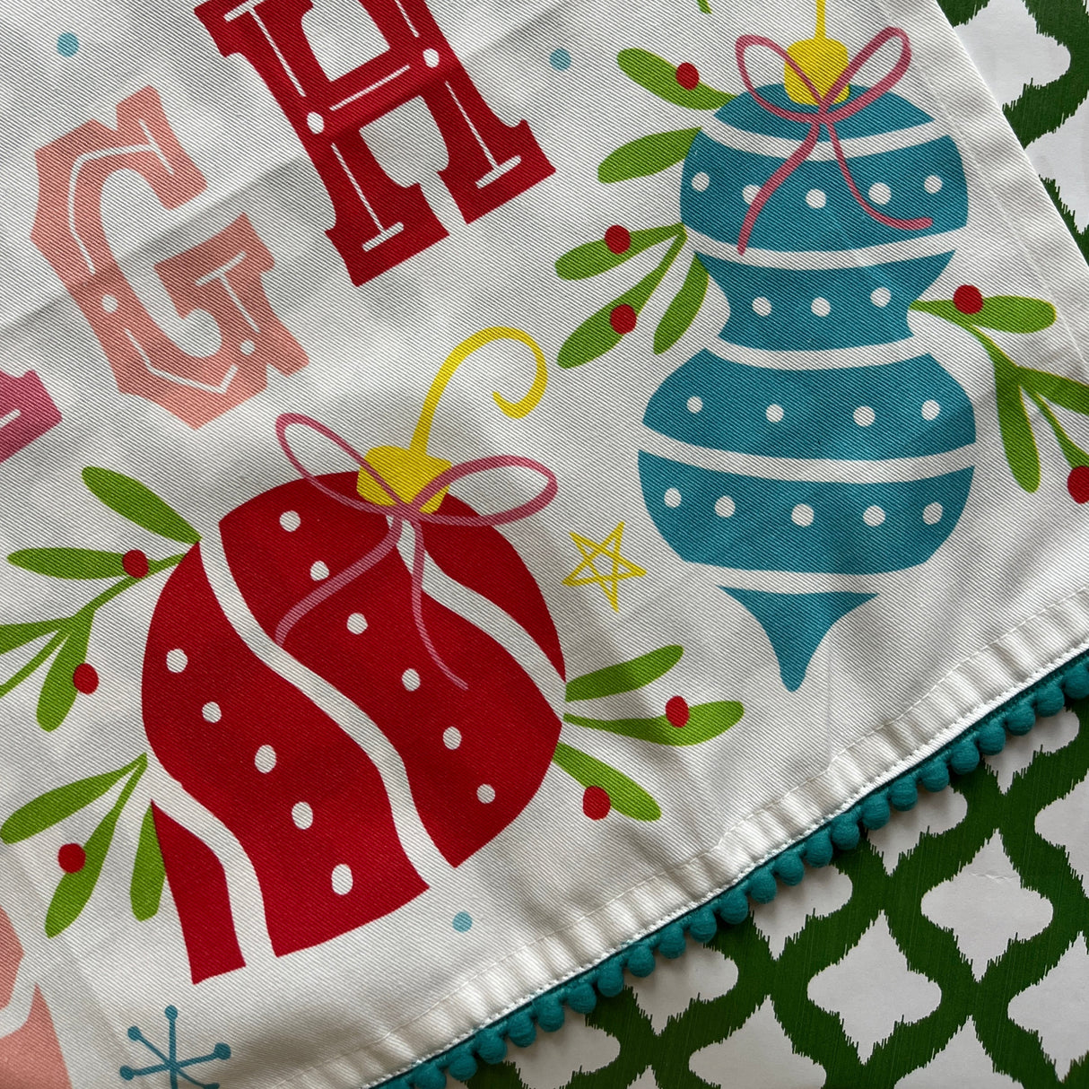 Merry and Bright Tea Towel/Dish Towel/Guest Towel