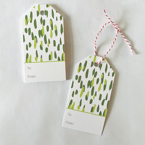 Club House Forest Green Gift Tags, Pack of 10