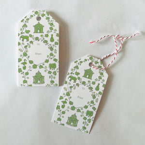 Green Into the Garden Gift Tags, Pack of 10