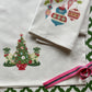 Manor Born Pugs Christmas Tea Towel