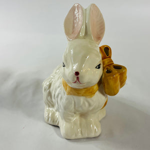 Ceramic Bunny Rabbits, Set of 2