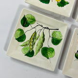 Fruit and Vegetable Vintage Italian Plates, Set of 6