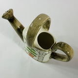 Topiary-Decorated Ceramic Watering Can