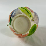 Vintage Garden Vegetables Ceramic Pitcher