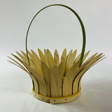 Longinberger Daisy-Shaped Wood Basket