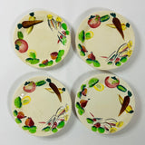 Italian Vegetable Vintage Salad Bowl and Plates, Set of 5