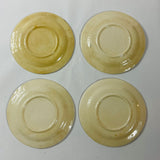 Italian Vegetable Vintage Salad Bowl and Plates, Set of 5