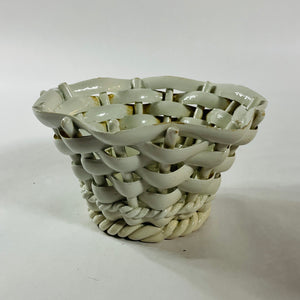 Woven Italian Ceramic Basket