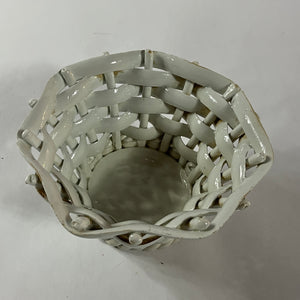 Woven Italian Ceramic Basket